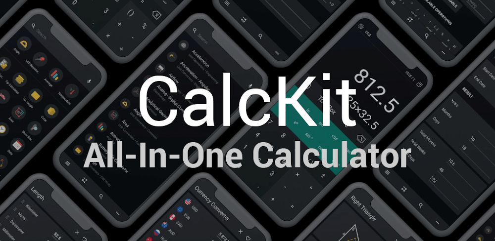 CalcKit: All-In-One Calculator v7.0.0 APK + MOD (Premium Unlocked)