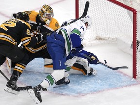 Canucks 2, Bruins 0: Kevin Lankinen saves day, Jake DeBrusk returns