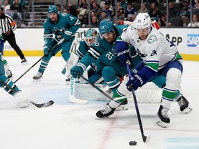 Canucks 3, Sharks 2: A load off for Jake DeBrusk