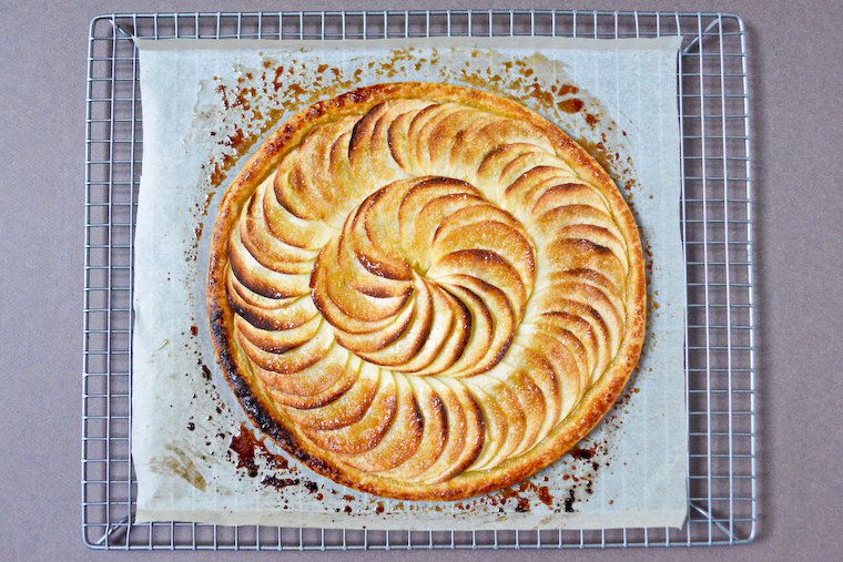 Caramelized Apple Tarte Fine Recipe | Chocolate & Zucchini