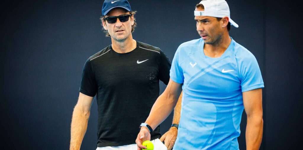 Carlos Moya is the longtime coach of Rafael Nadal and a fellow former World No. 1.