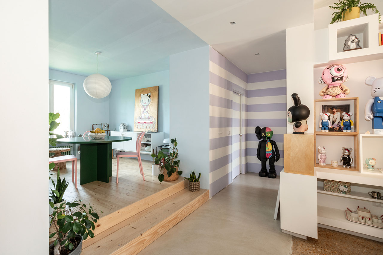 Casa Polly Is a Playful Fusion of Brutalism and Pop Art in Rome