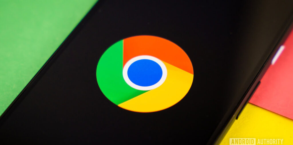 Google Chrome logo stock photo 2