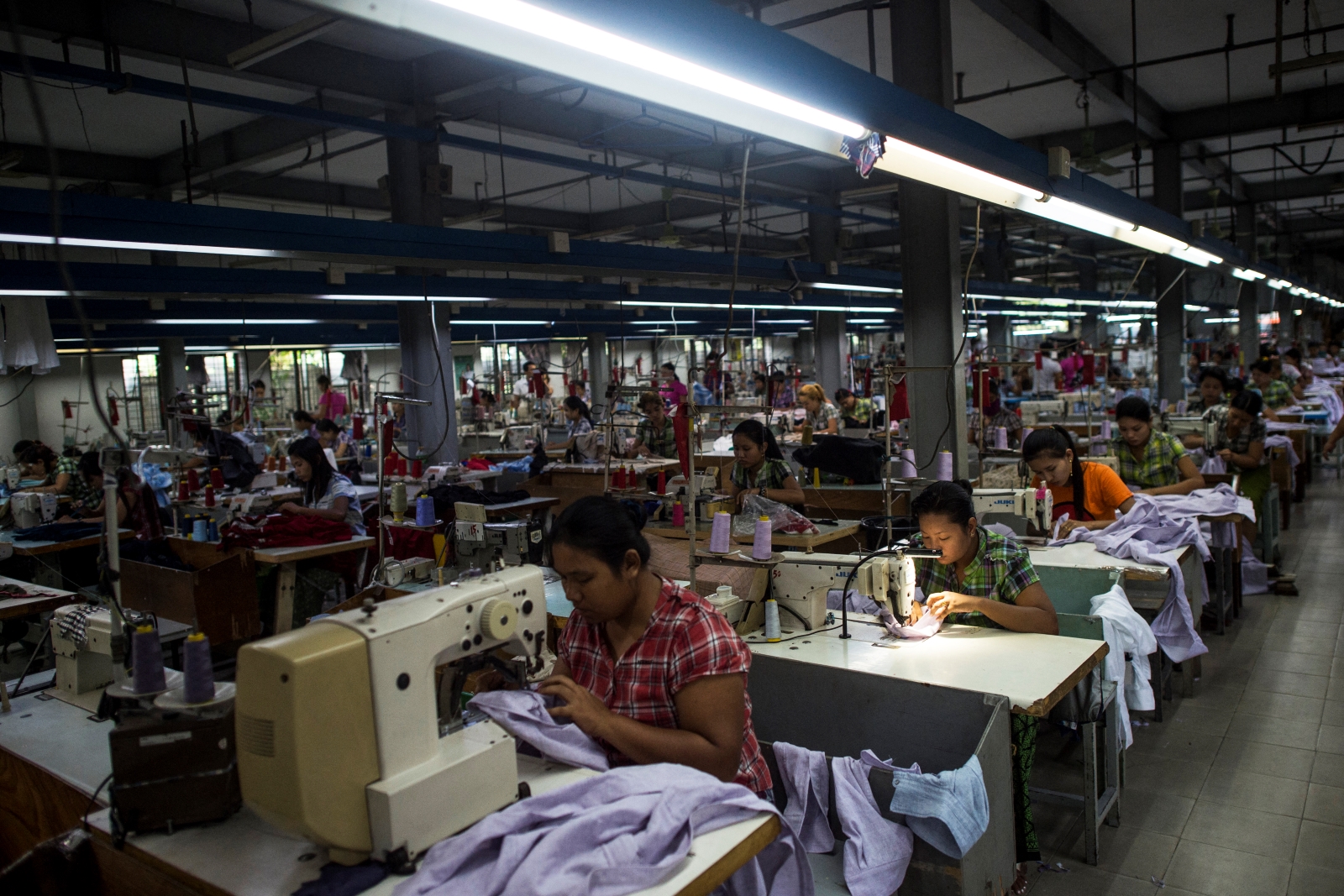 Civil war economy hits Myanmar garment workers