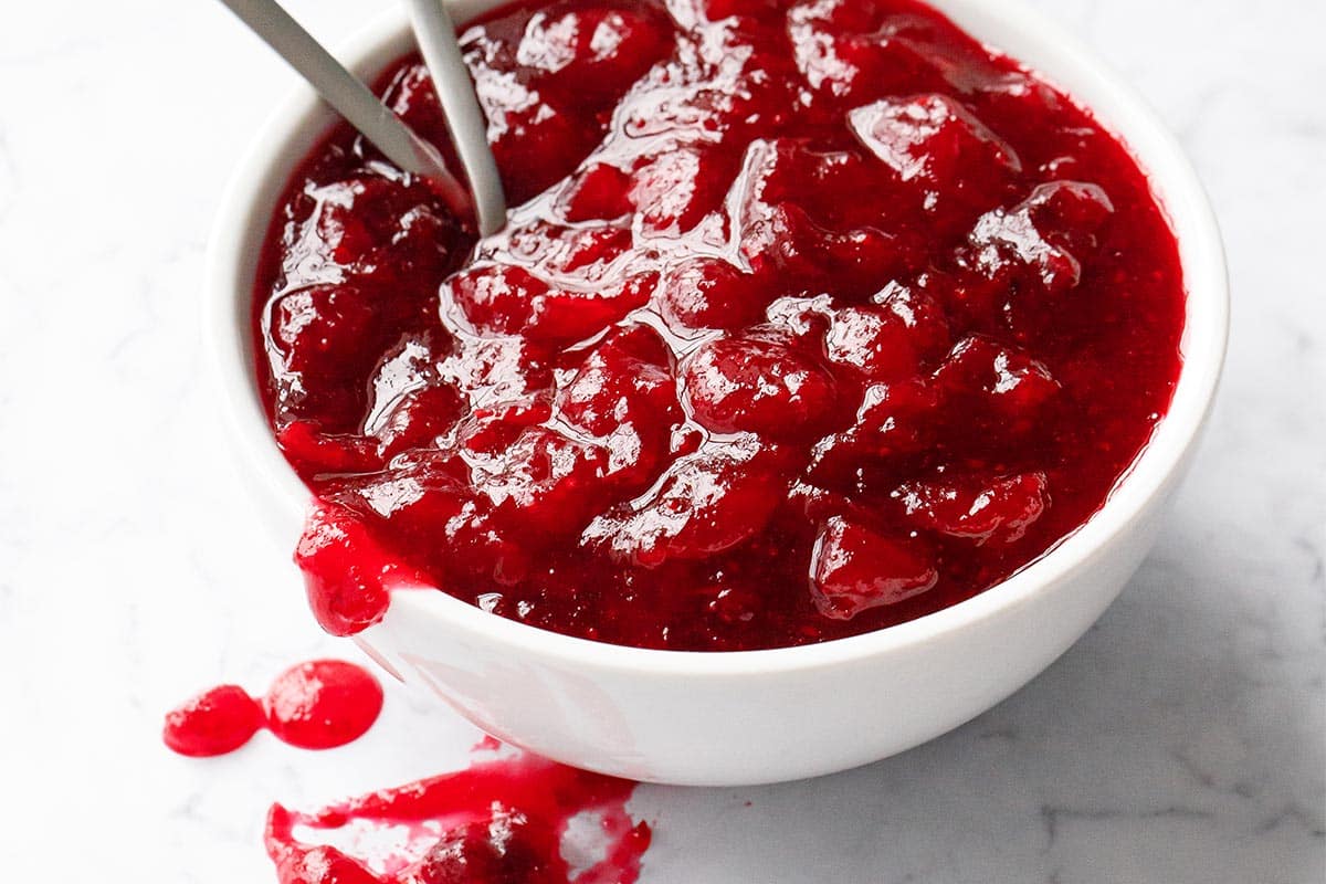 Classic Chunky Cranberry Sauce | Love and Olive Oil