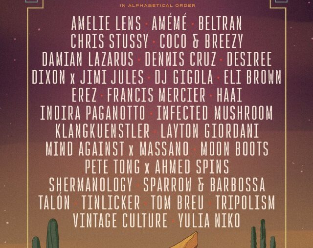 Coachella Reveals 2025 Yuma Tent Lineup