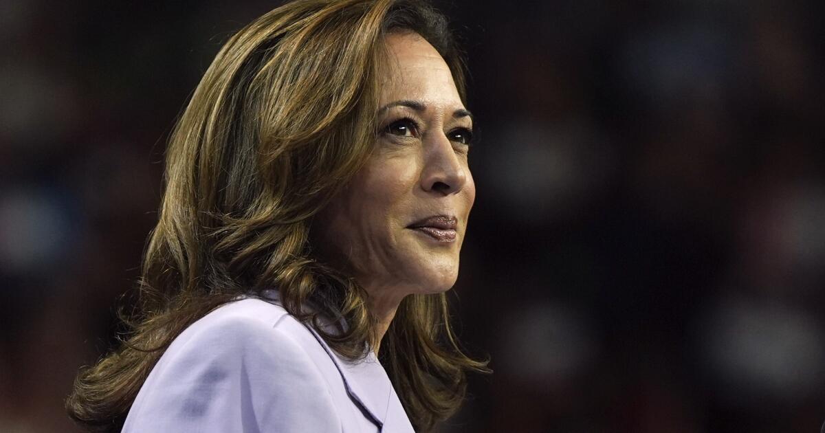 Column: The case against Donald Trump is clear. Here’s the case for Kamala Harris