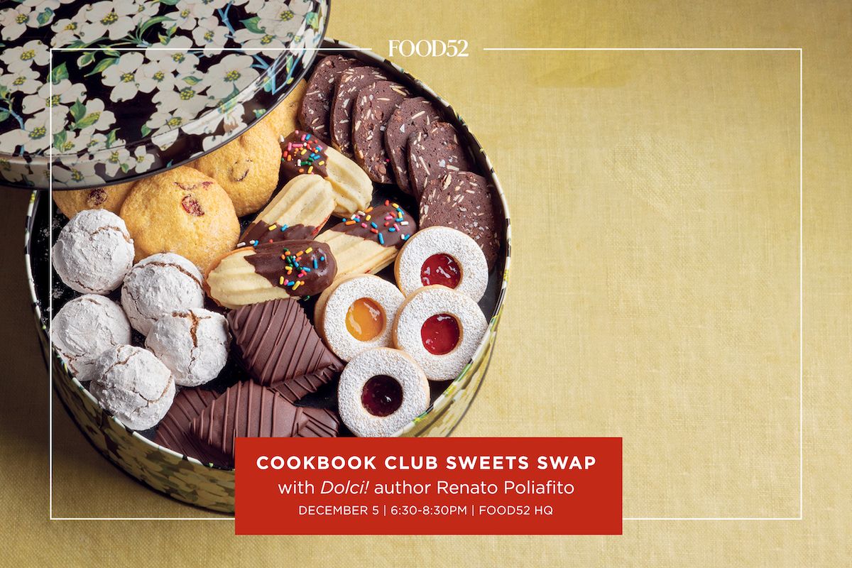 Come to Food52 HQ for our Cookbook Club’s Sweets Swap