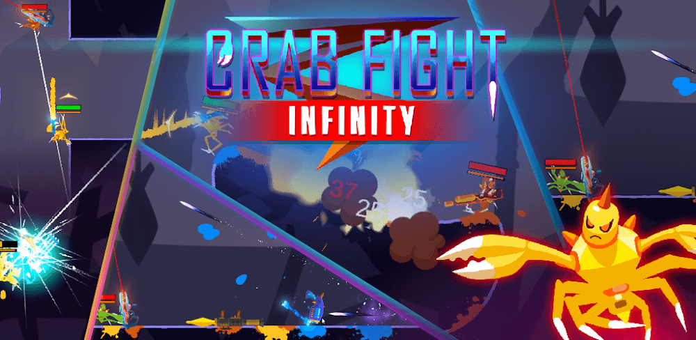 Crab Fight Infinity MOD APK v1.30 (Unlimited Money/Ammo, VIP, High Fire Rate)