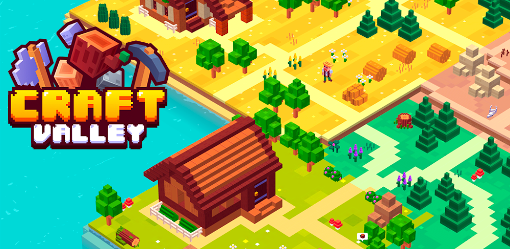 Craft Valley – Building Game v1.2.8 MOD APK (No Ads)