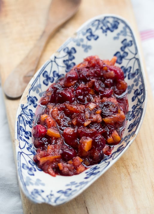 Cranberry Sauce with Candied Oranges