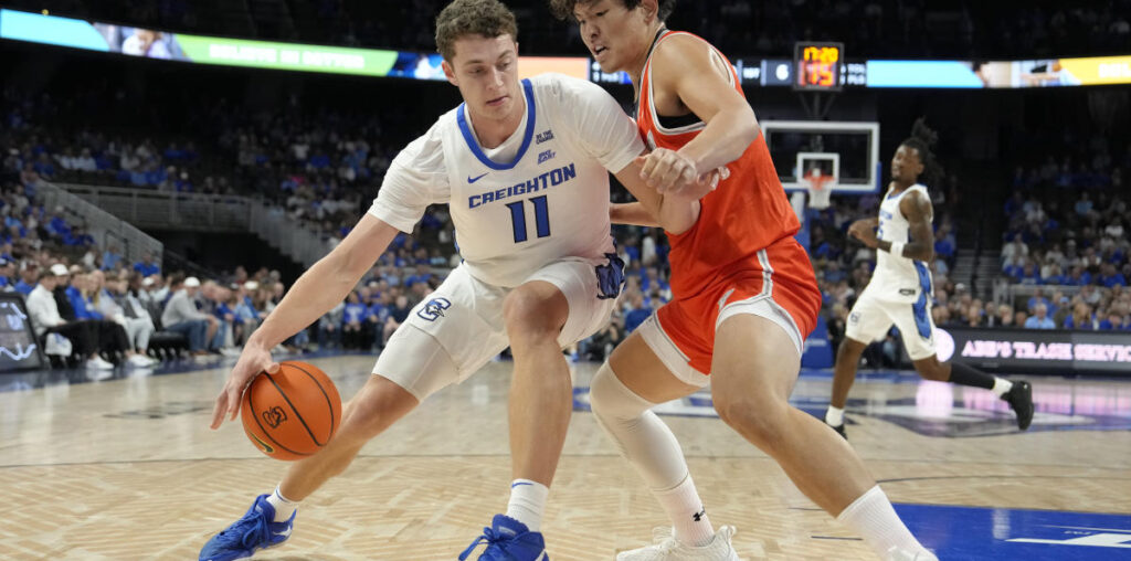 Creighton star Ryan Kalkbrenner drops career-high 49 points to lift Bluejays to historic season-opening win