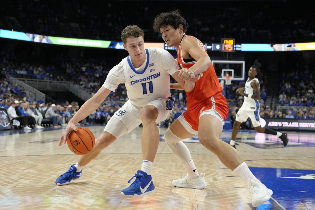 Creighton star Ryan Kalkbrenner drops career-high 49 points to lift Bluejays to historic season-opening win