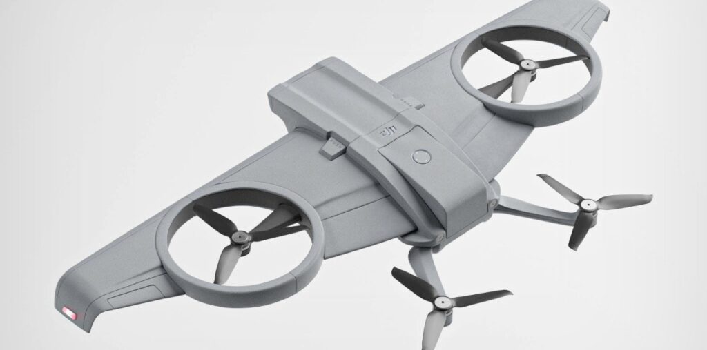 DJI Glide Hybrid Drone Concept adds Glider-Wings for Better Range and Energy-Efficient Flying - Yanko Design