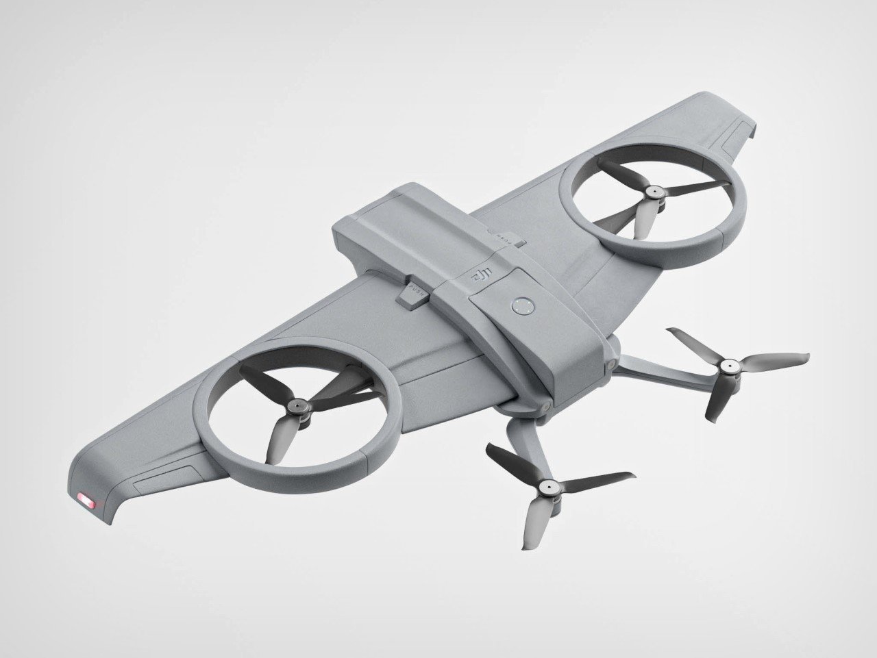 DJI Glide Hybrid Drone Concept adds Glider-Wings for Better Range and Energy-Efficient Flying – Yanko Design