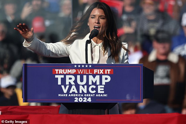 Danica Patrick savages Kamala Harris celeb speakers at Donald Trump rally: ‘I never went to a Diddy party’