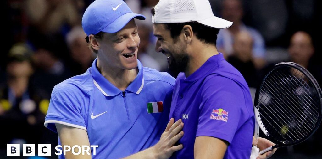 Davis Cup Finals: Jannik Sinner's Italy beat Argentina to set up Australia semi-final