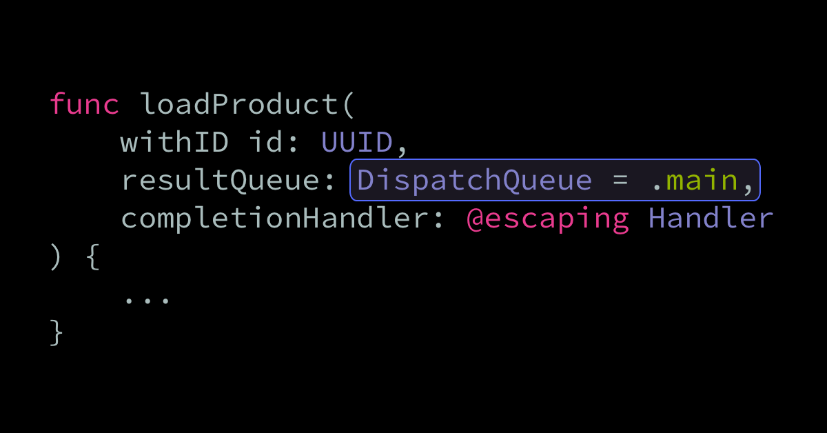 Deciding what DispatchQueue to run a completion handler on | Swift by Sundell