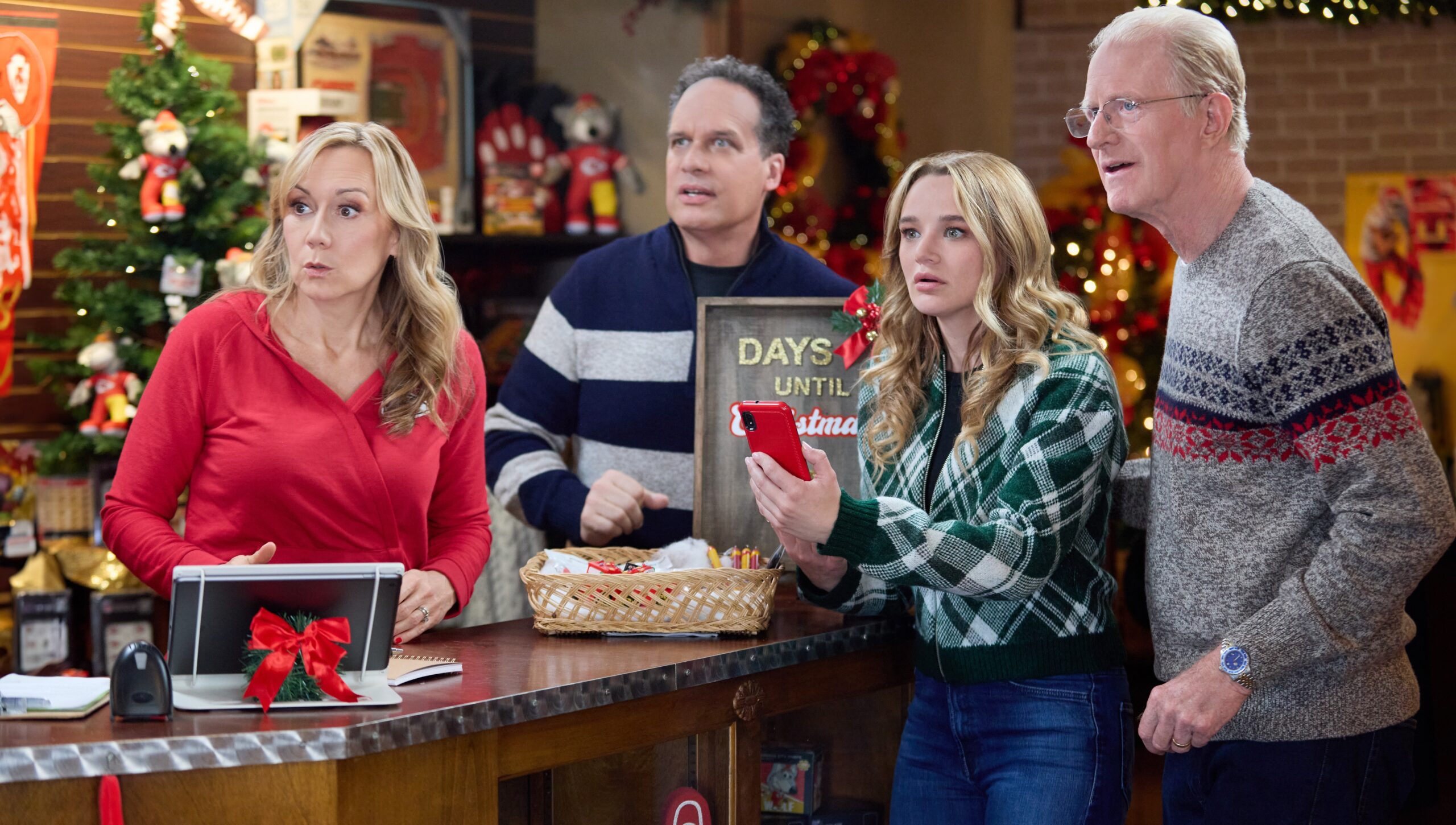 Diedrich Bader, Megyn Price, and Ed Begley Jr. Bring Heart and Humor to Holiday Touchdown