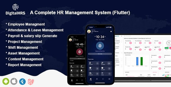 DigitalHR v5.0 Nulled – Branch Based Multi Tenant HR, HRM and HRMS Application App Source