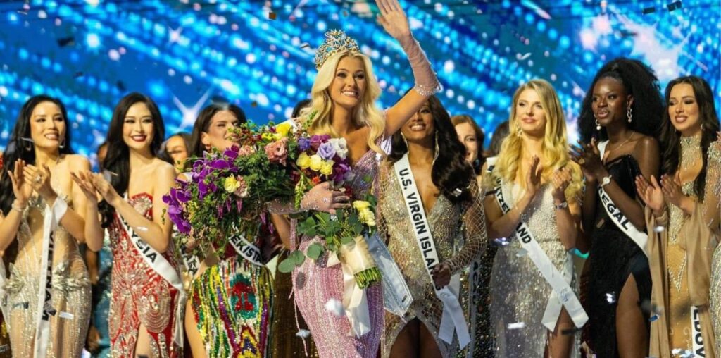 La representante de Dinamarca, Victoria Kjaer se llevó la corona de Miss Universo 2024 en la Arena Ciudad de México.