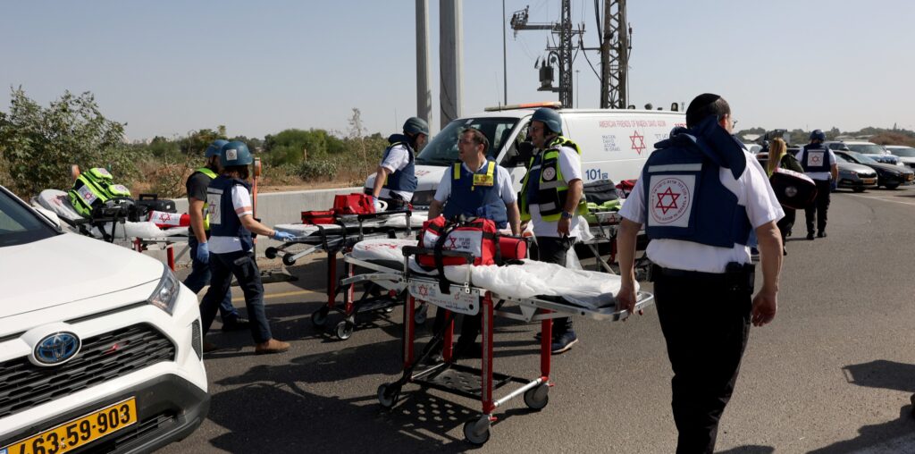 Dozens injured as truck strikes bus stop in central Israel