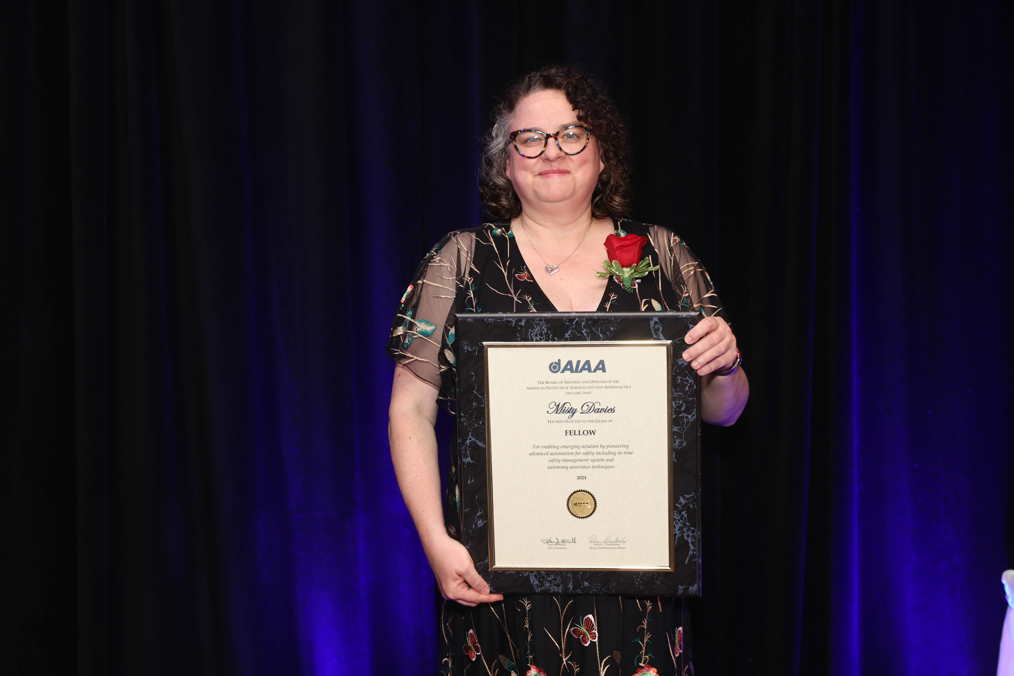 Dr. Misty Davies – American Institute of Aeronautics and Astronautics (AIAA) 2024 Fellow – NASA