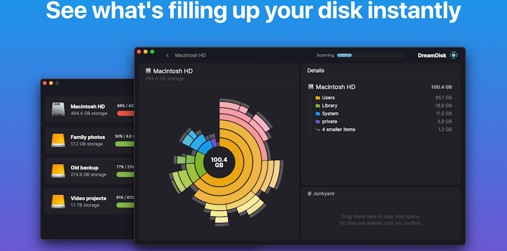 DreamDisk - Take control of your Mac storage | Product Hunt