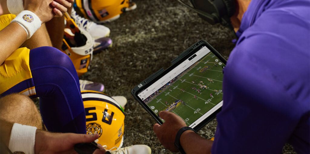 Driving the game forward: iPad teams up with college football