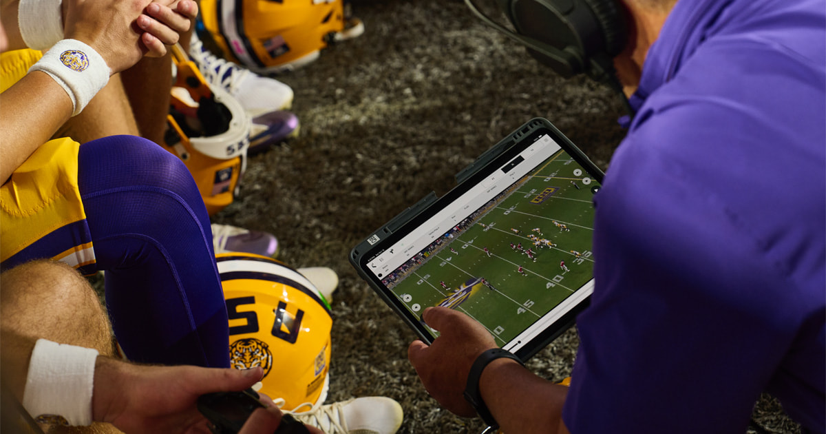 Driving the game forward: iPad teams up with college football