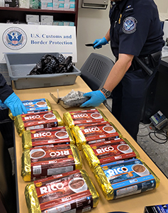 Dulles CBP Officers Intercept Chocolate-Concealed Cocaine in a Courier Shipment from Guatemala