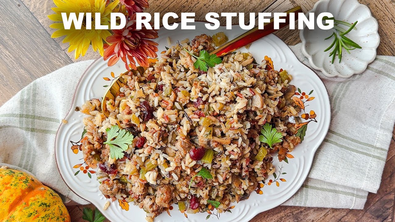 Easy Wild Rice Stuffing – The Perfect Thanksgiving Recipe!