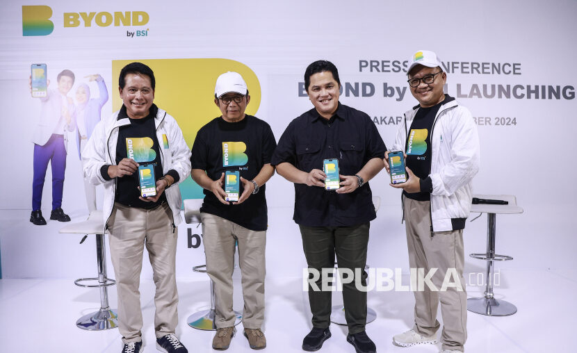 Erick Thohir Hadiri Peluncuran SuperApp BYOND by BSI |Republika Online