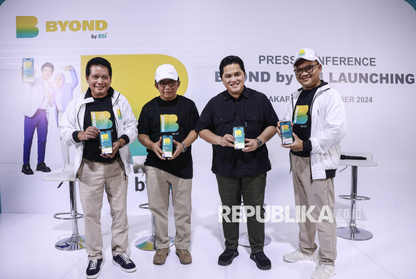 Erick Thohir Hadiri Peluncuran SuperApp BYOND by BSI |Republika Online