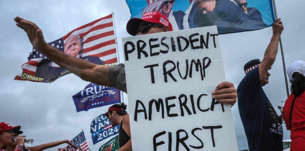 Evento de Trump começa encher com chegada de apoiadores na Flórida - Jornal de Brasília