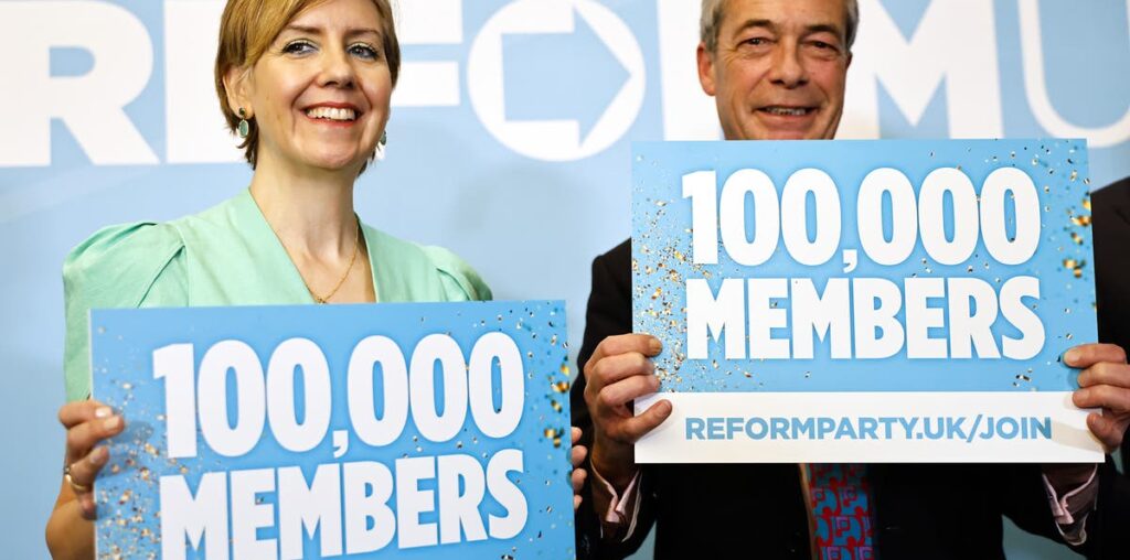 Ex-Tory minister Andrea Jenkyns defects to Nigel Farage’s Reform UK