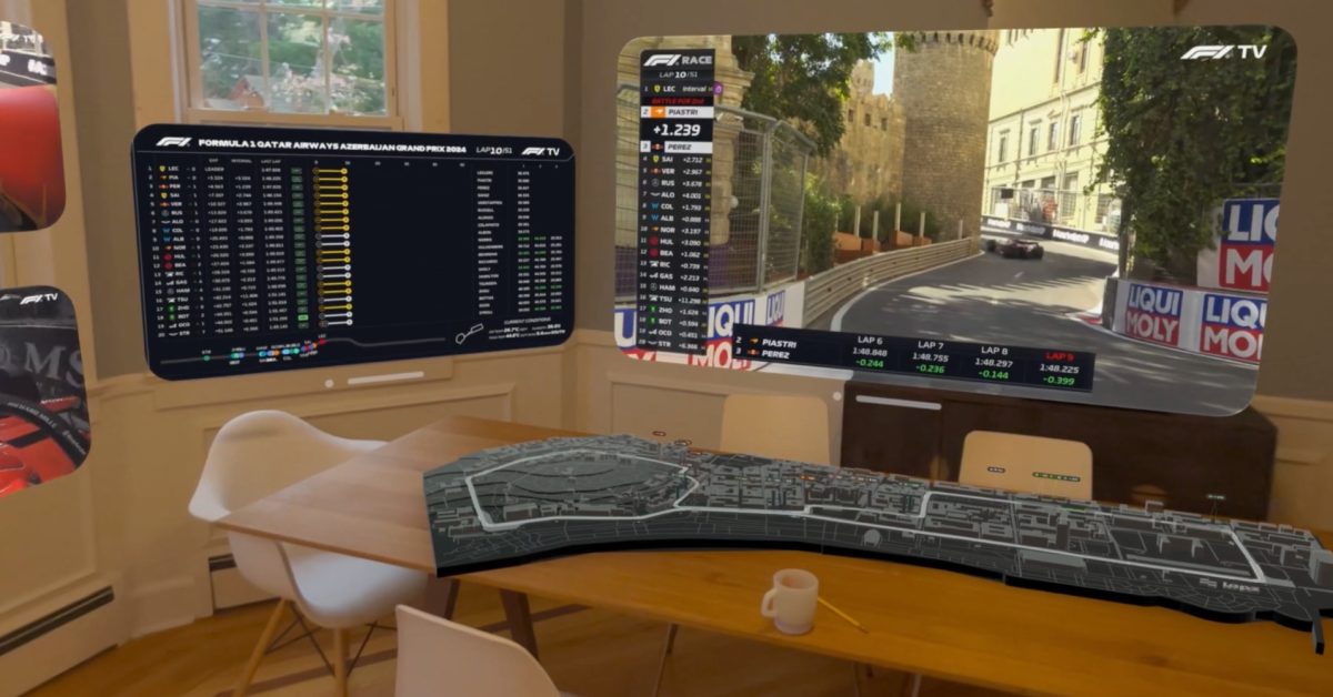F1 app ‘Lapz’ for Vision Pro had to be removed from TestFlight