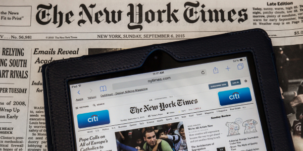 Fewer people pay for The New York Times – level 1 – News in Levels