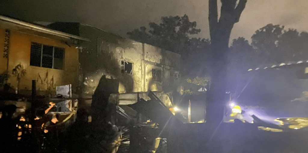 Fire hits 4 houses in Bacolod