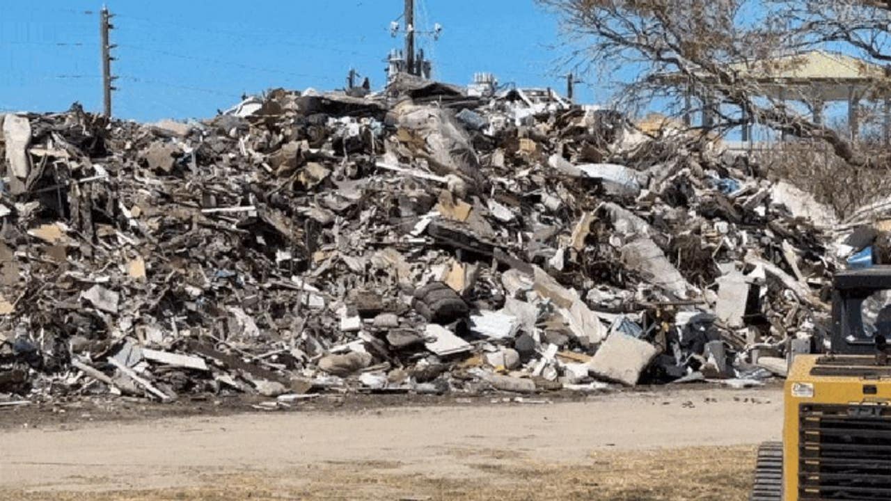 Florida town’s 50-foot-tall debris pile from Hurricanes Helene, Milton finally gone