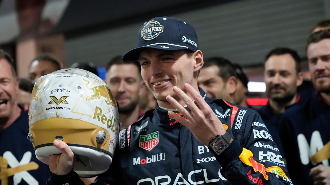 Formel 1: Vier mit Bier: Verstappens WM-Party in der Nacht von Vegas