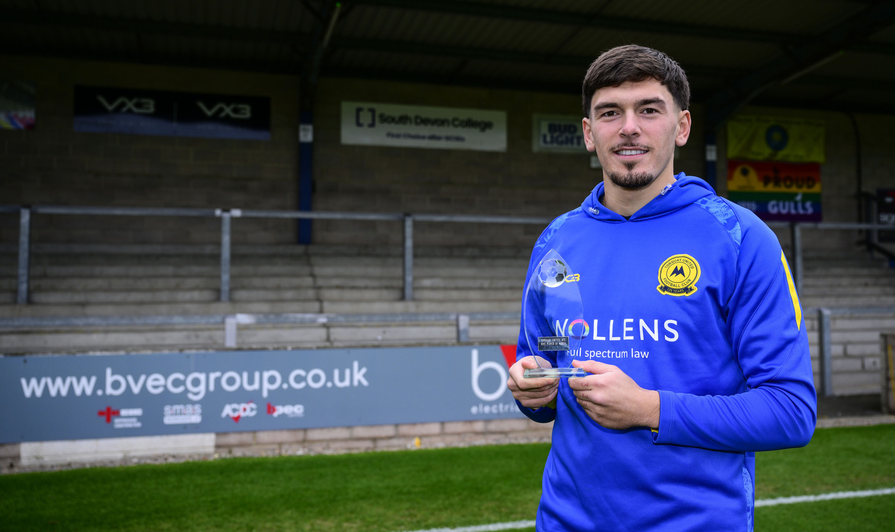 Foulston Named BVEC Player Of The Month For October! – Torquay United