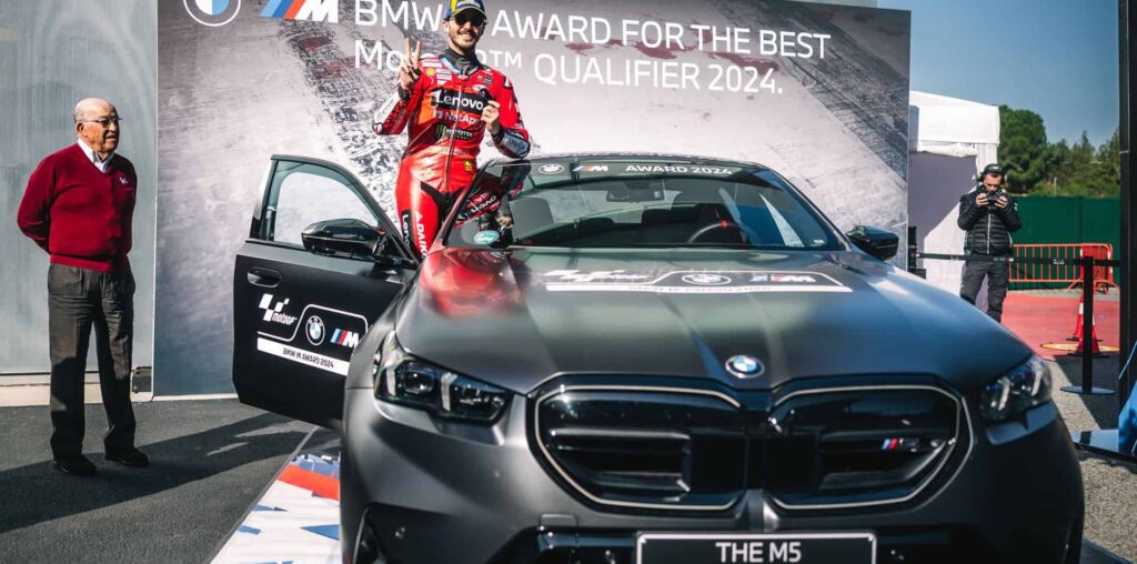 Francesco Bagnaia Clinches 2024 BMW M Award in MotoGP