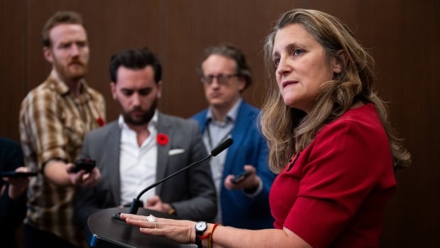 Freeland says Canada’s borders are ‘safe and secure’ following Trump’s election win | CBC News