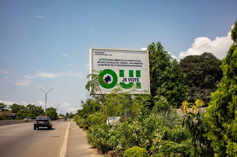 Gabon votes on new constitution hailed by junta as 'turning point'