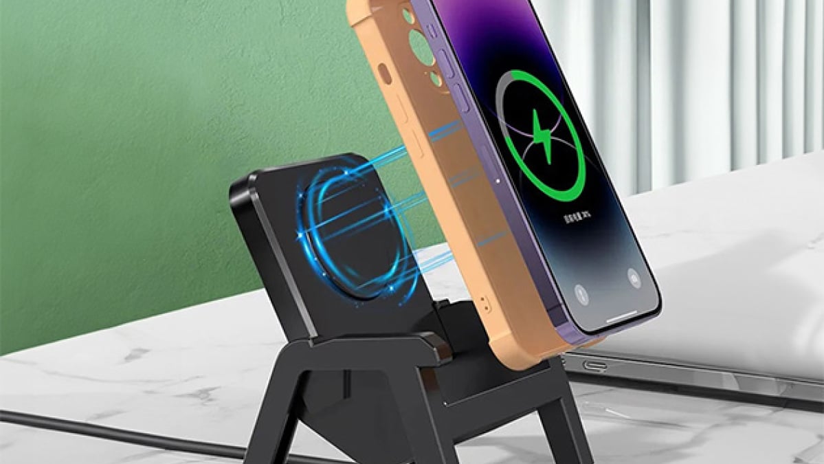 Give your phone a place to sit with this cool chair-shaped charger for under $30