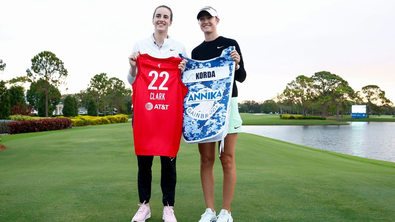 ‘Golf is hard’: Clark draws crowd at LPGA pro-am