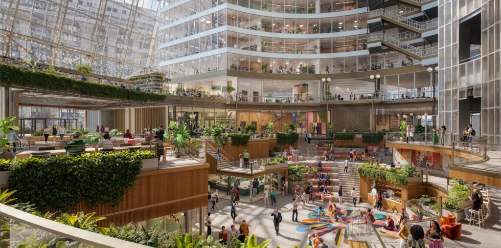 Google's Thompson Center Overhaul Adds Patio, Greenery, Even More Light In New Renderings