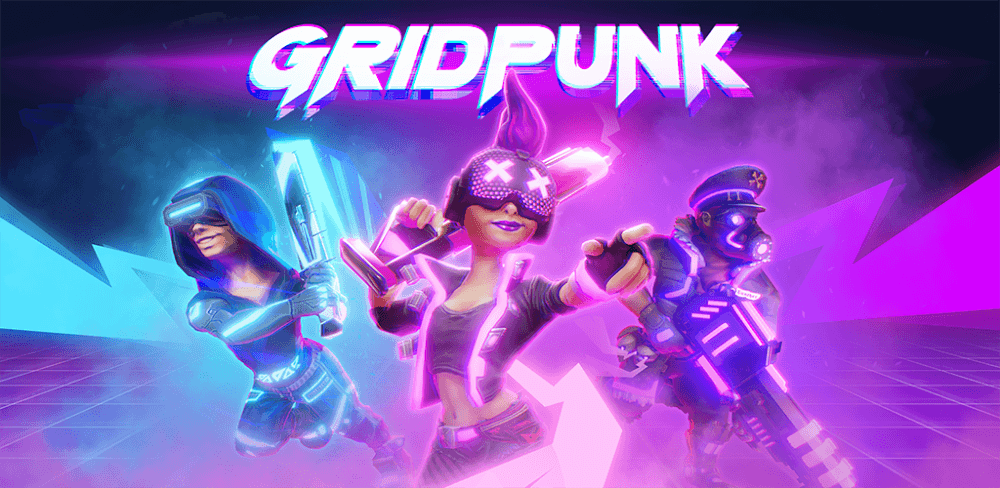 Gridpunk Battle Royale v1.2.08 MOD APK (Drone View, Unlimited MP)