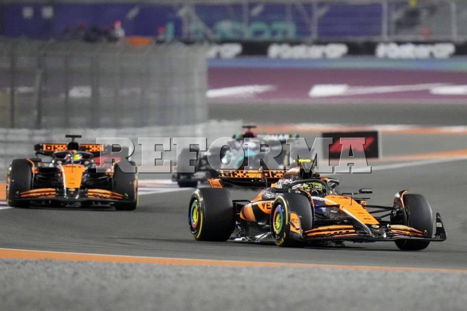 Hacen los McLaren 1-2 en Sprint de Qatar; Checo es último